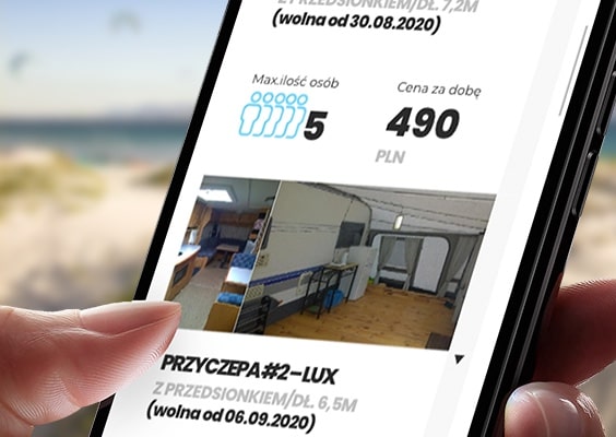 Łatwo dostępne informacje o ofercie najmu na mobile