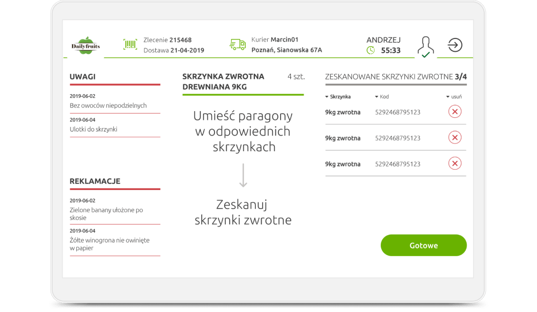 oprogramowanie dla logistyki przykład