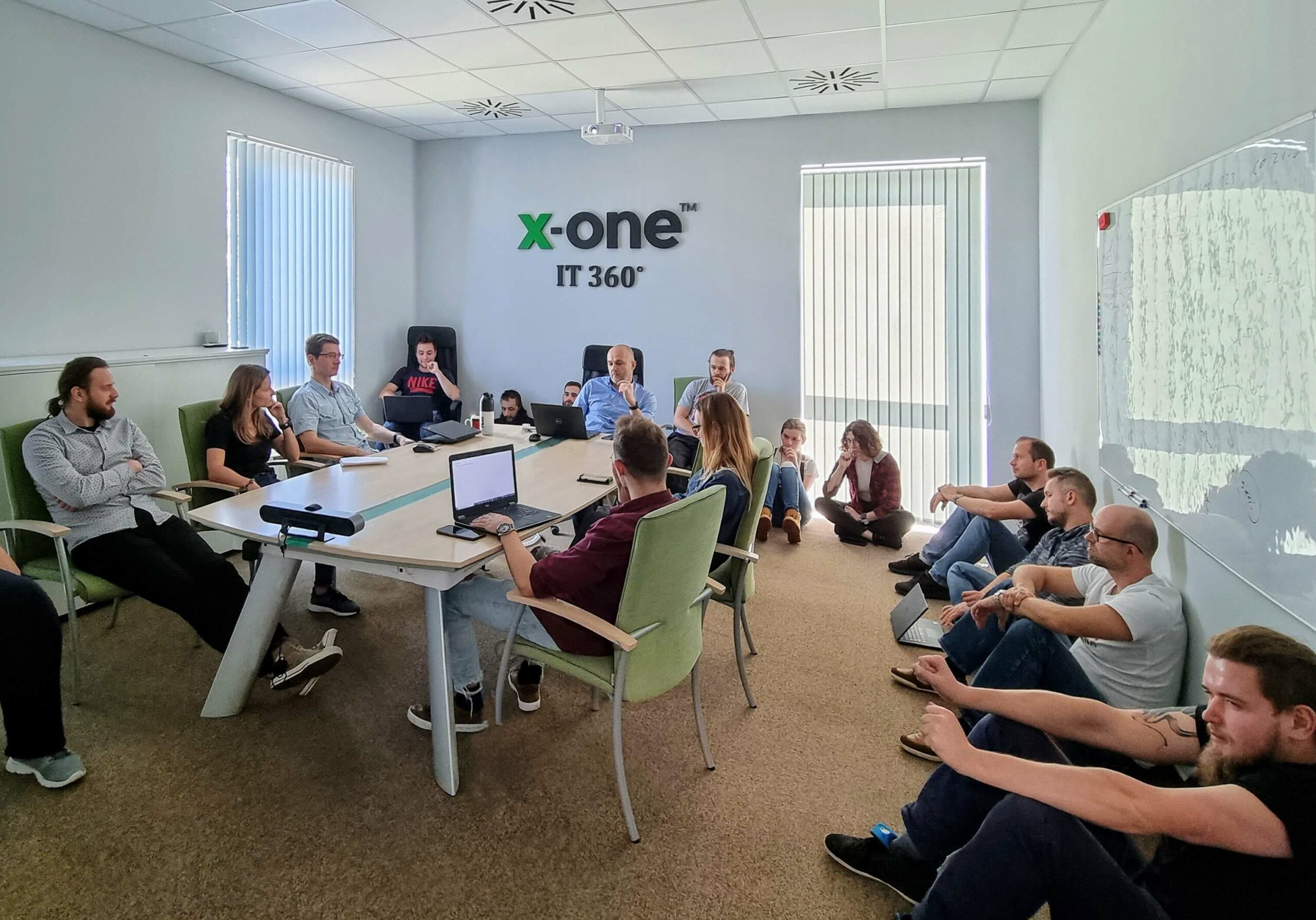Team x-one podczas spotkania